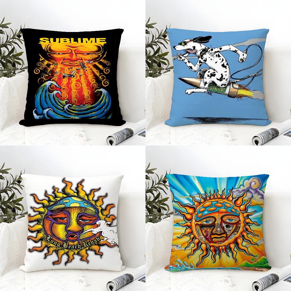 Pillow Cover Sublimation - S-Sublime Band Reggae Kussenhoes Eco Linnen