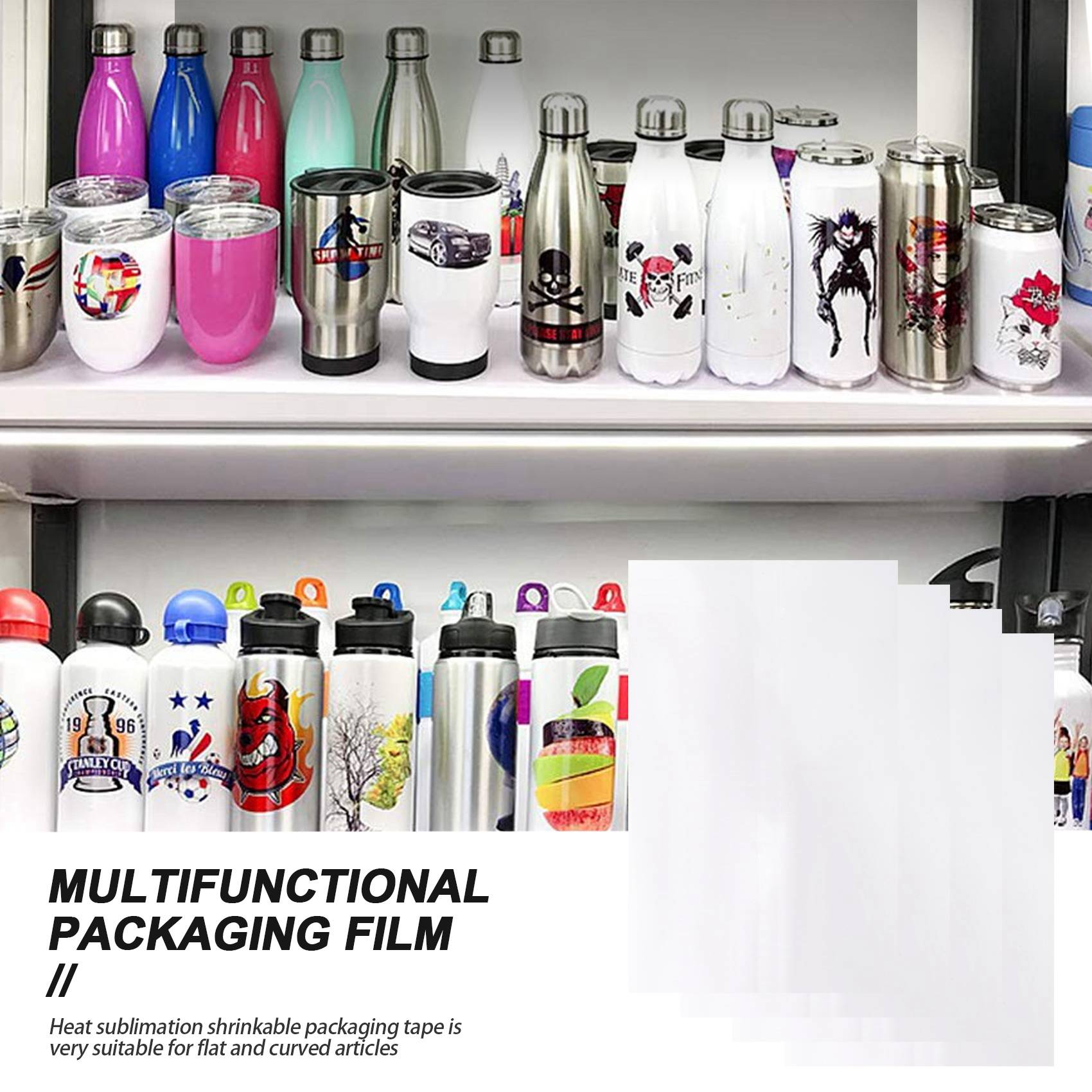 Sublimation Mug White - -FTGT 30 stuks sublimatie krimpfolie, 3