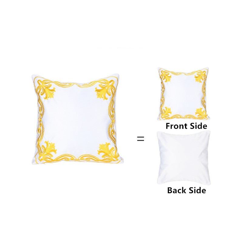 Pillow Cover Sublimation - Luxe sublimatie blanco vierkante kussensloop bank
