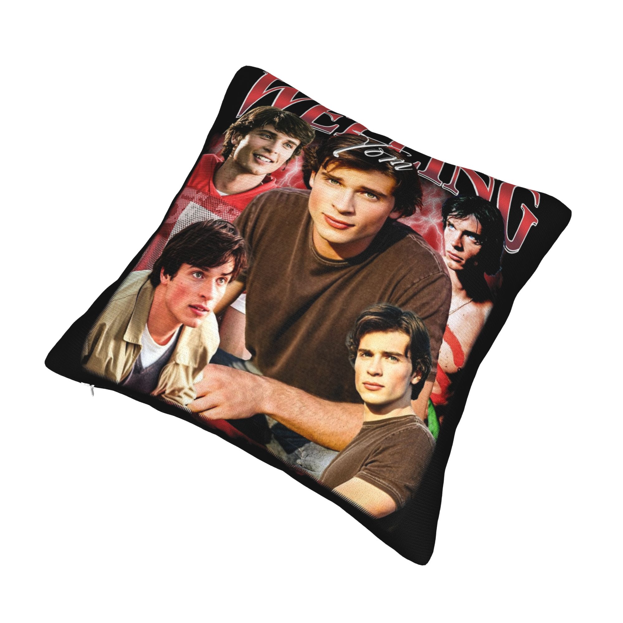 Vintage Welling Tom heated riv - Pillow Cover Sublimation recensie en prijs