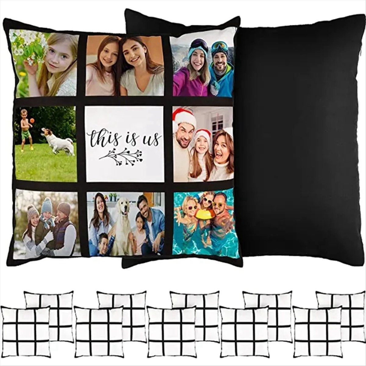 ABNH 6 stuks sublimatie leeg p - Pillow Cover Sublimation recensie en prijs